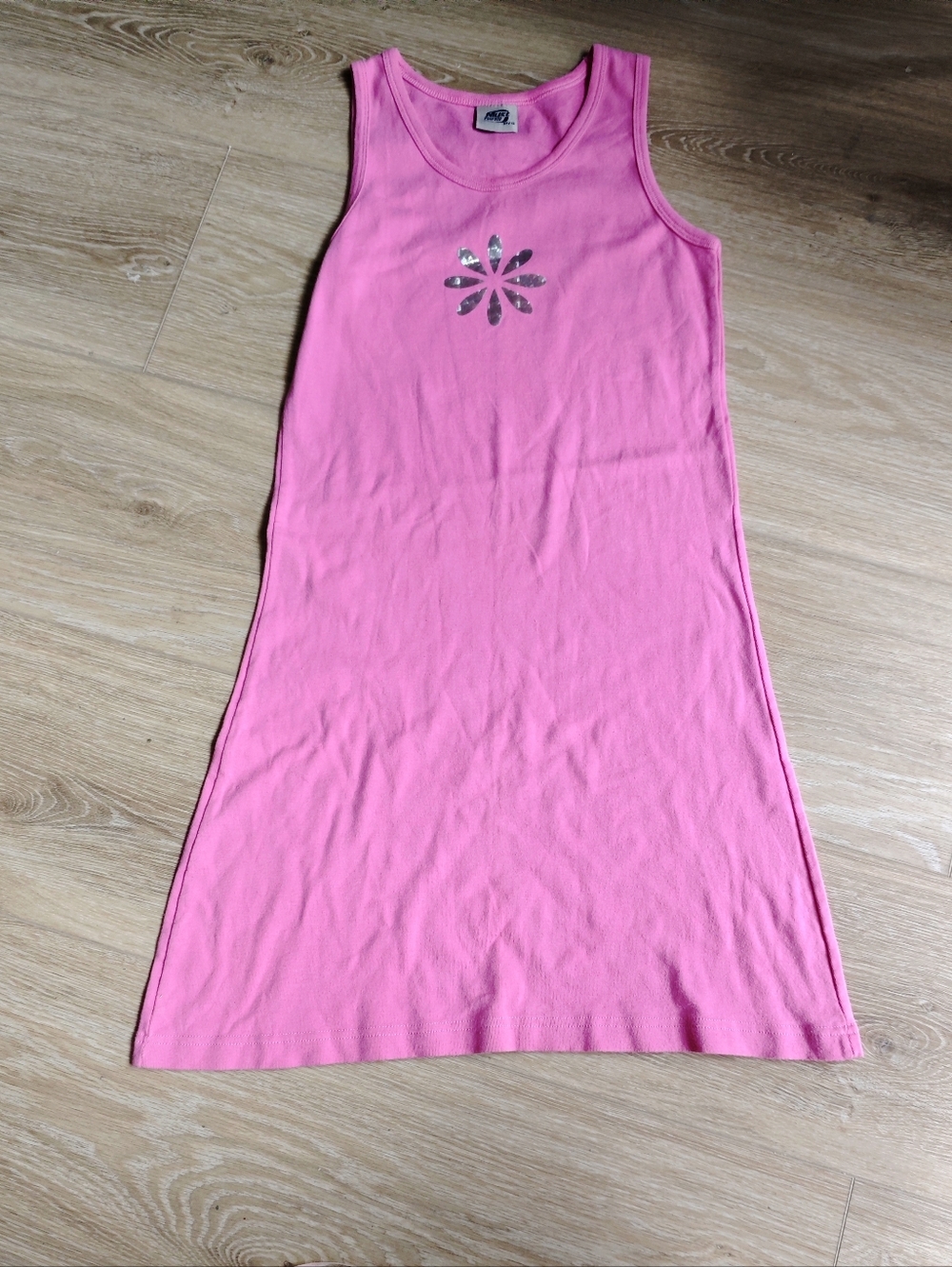 Vintage Y2K Must Pourelle Baby Pink Sleeveless sundress